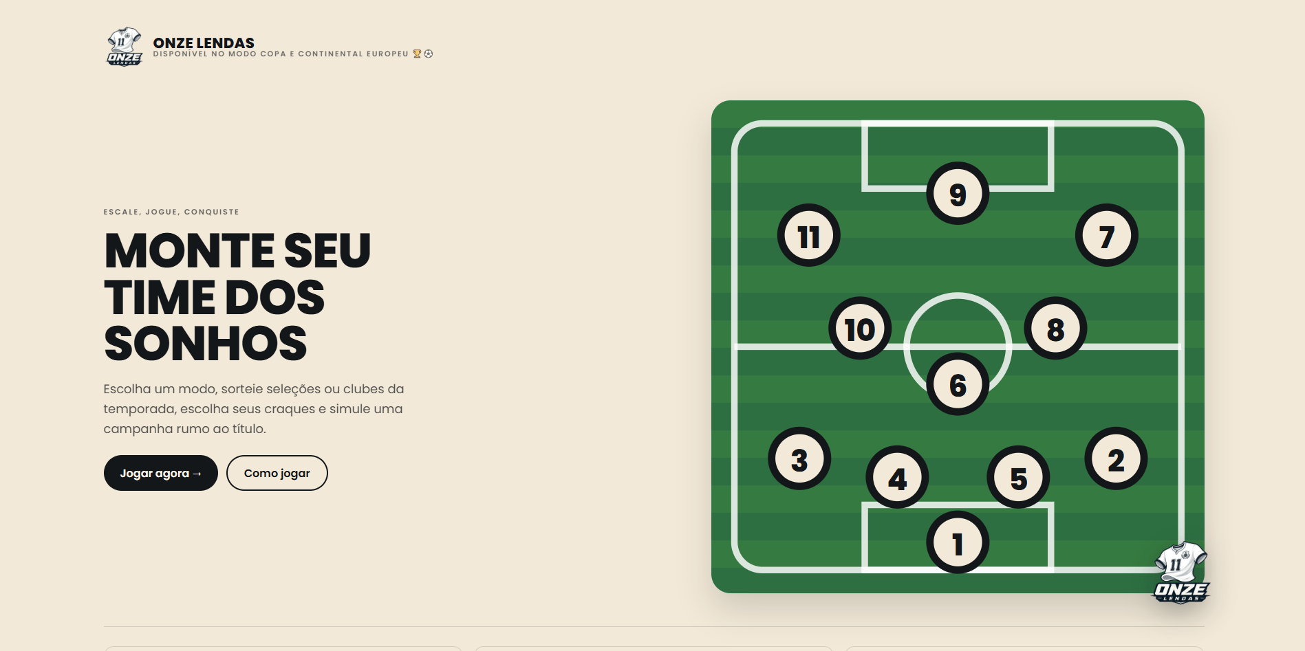 Uma partida do começo ao fim